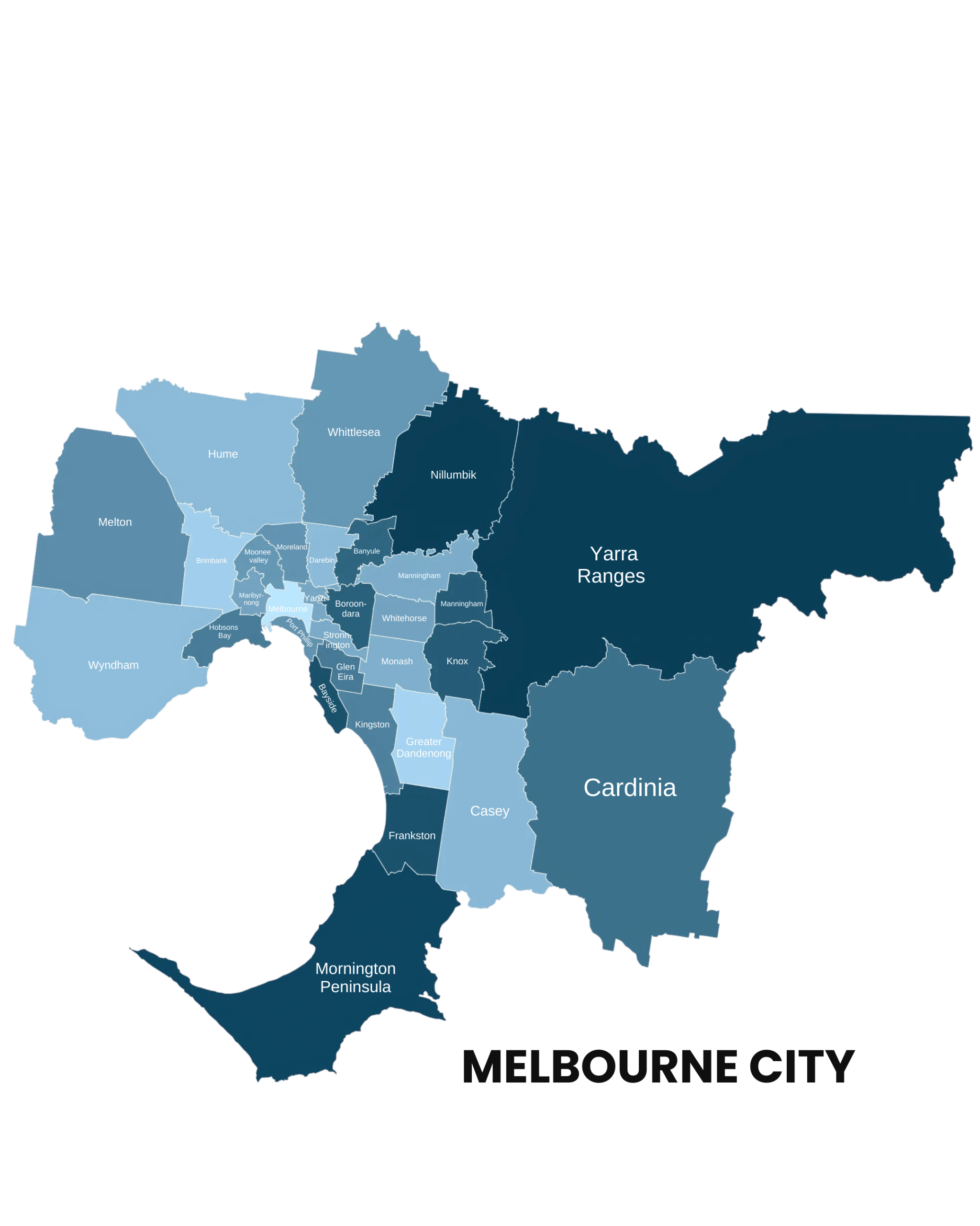 Melbourne map